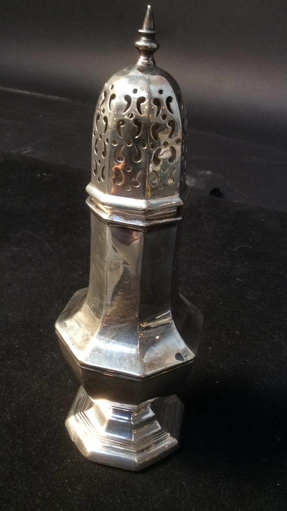 Antique Victorian Silver Sugar Caster (1 of 9)