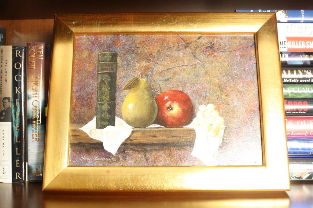 Symon Cowles Oil on Board Still Life (1 of 3)