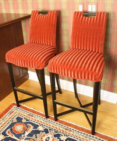 PR DONGHIA STUDIO X BAR CHAIRS CORAGGIO Angora/Sil (1 of 9)