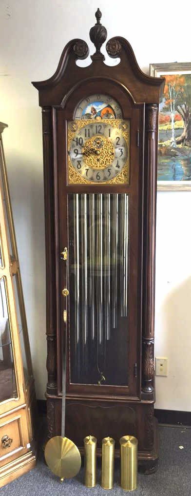 Vintage HERSCHEDE Grandfather Clock (1 of 7)
