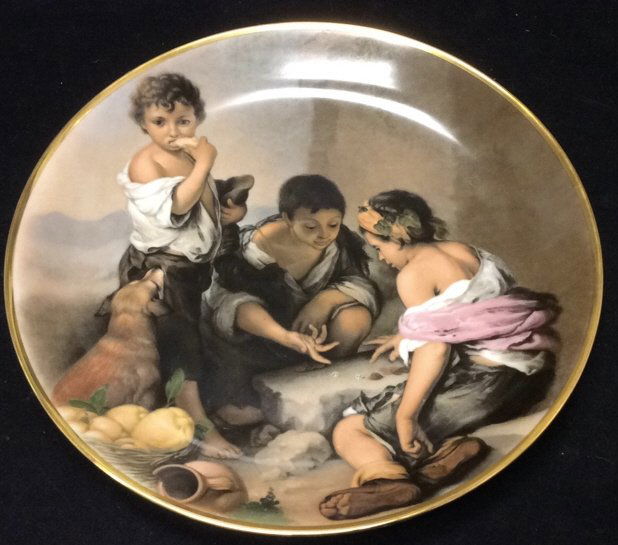 BAVARIA SCHUMANN ARZBERG GERMANY Plate Plate with gold (1 of 5)