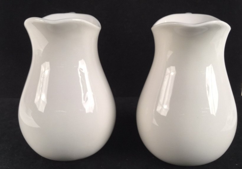 1.800FLOWERS.COM pair of two white pitchers Pair of two (1 of 5)