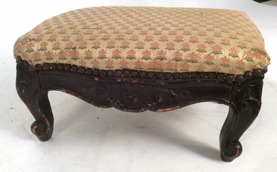 Antique Carved Footstool antique carved footstool, (1 of 10)