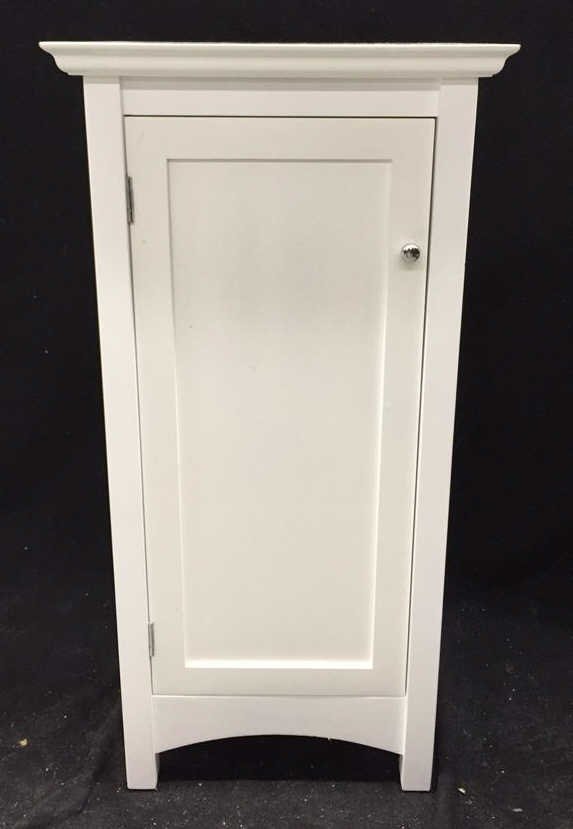 Pottery Barn Style Pedestal Cabinet Door opens to (1 of 5)