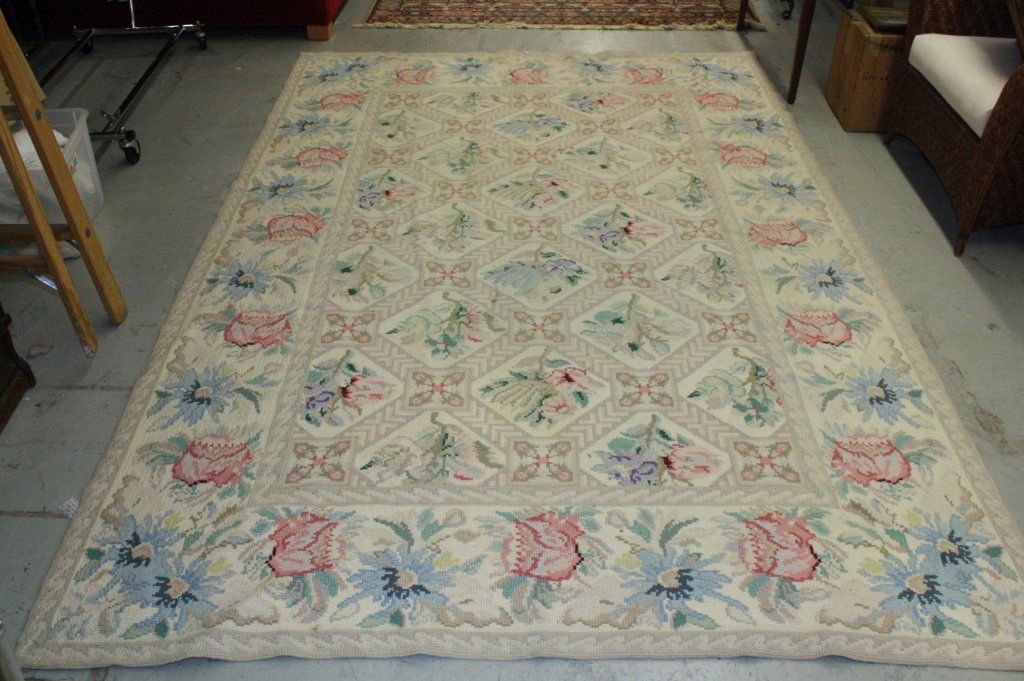 Vintage Portuguese Needlepoint Rug (1 of 5)
