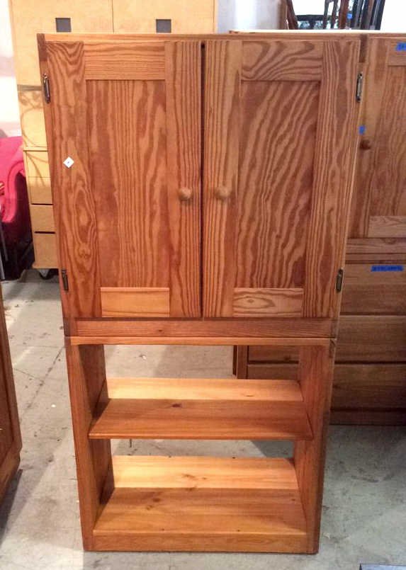 Cargo Two Piece Wood Storage Furniture (1 of 7)