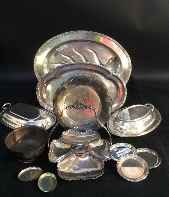 Silver Silver Plate Group Lot 10+ Lot (1 of 7)