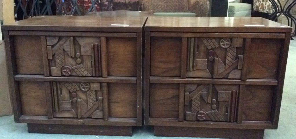 Mid century modern decorative corner tables mid century (1 of 6)