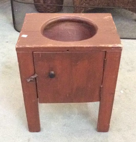 Old Vintage Small Table With Hole in Middle vintage (1 of 5)