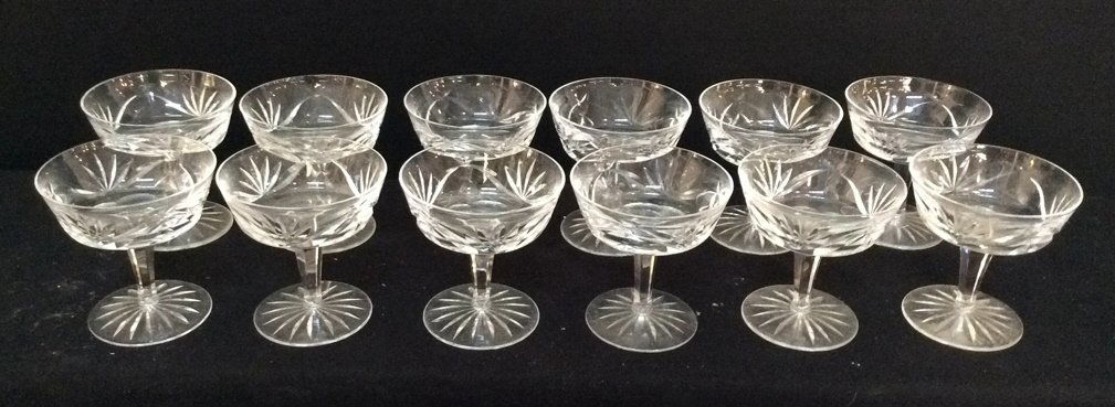 Crystal Glasses 12 Piece Set Crystal Glasses 12 Piece (1 of 8)