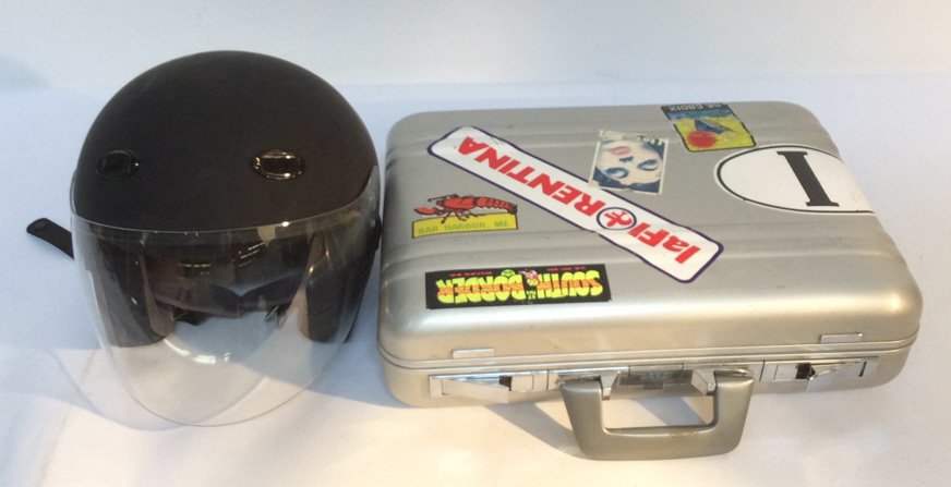 CL-33 Motorcycle Helmet & Zero Halliburton Case Dot (1 of 5)