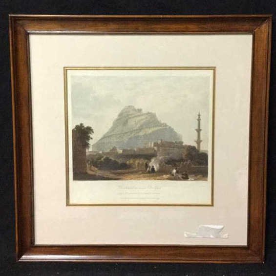 R.G. Reeve Engraving Framed Dowlutabad the Ancient Deo (1 of 8)