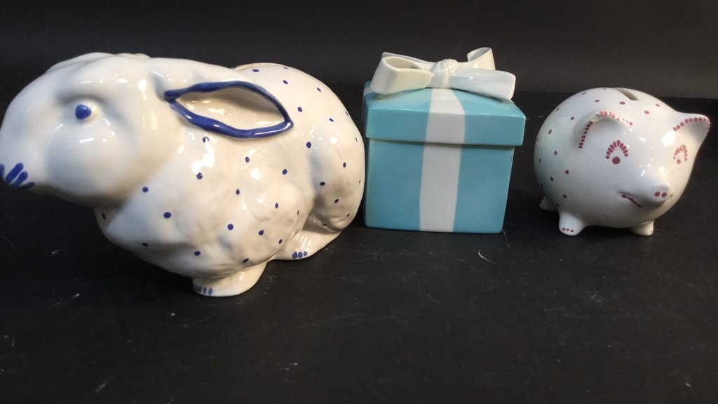 Mark Tiffany Signed Pottery 1 Unmarked Same Style (1 of 7)