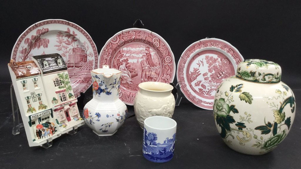 European lot of marked dishes and VICTORIAN (1 of 10)