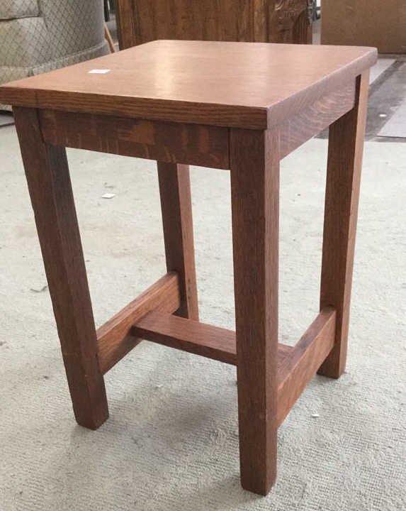 Medium Shade Wood Small Table (1 of 4)