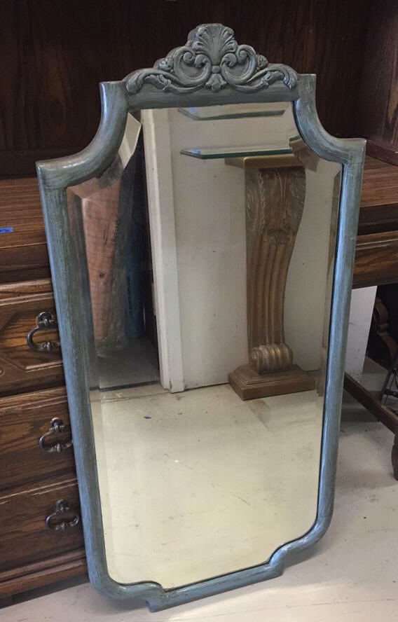 Vintage Carved Decorative Frame Bevelled Mirror (1 of 5)