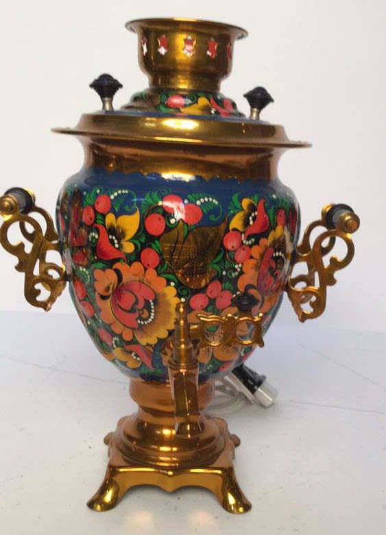 1989 Vintage Russian Samovar w/ Papers (1 of 7)