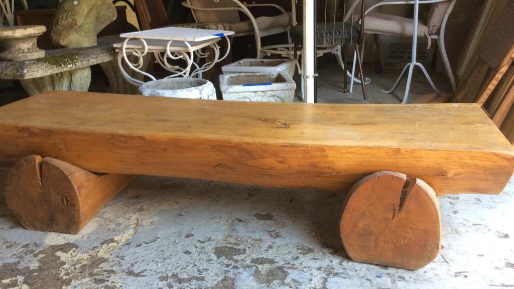 Handmade Rustic Table from Felled Tree (1 of 8)
