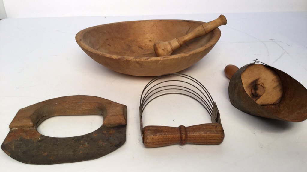 Rustic wooden Antique Kitchen Tools (1 of 5)
