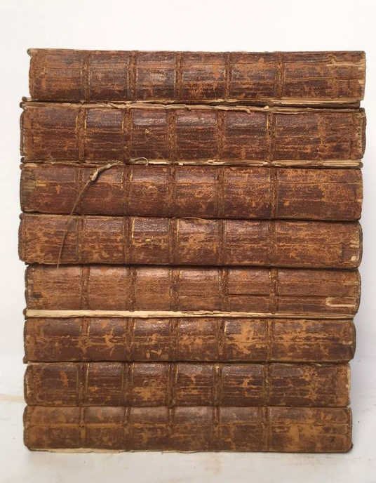 Antique 1789 Books Set of 8 (1 of 6)