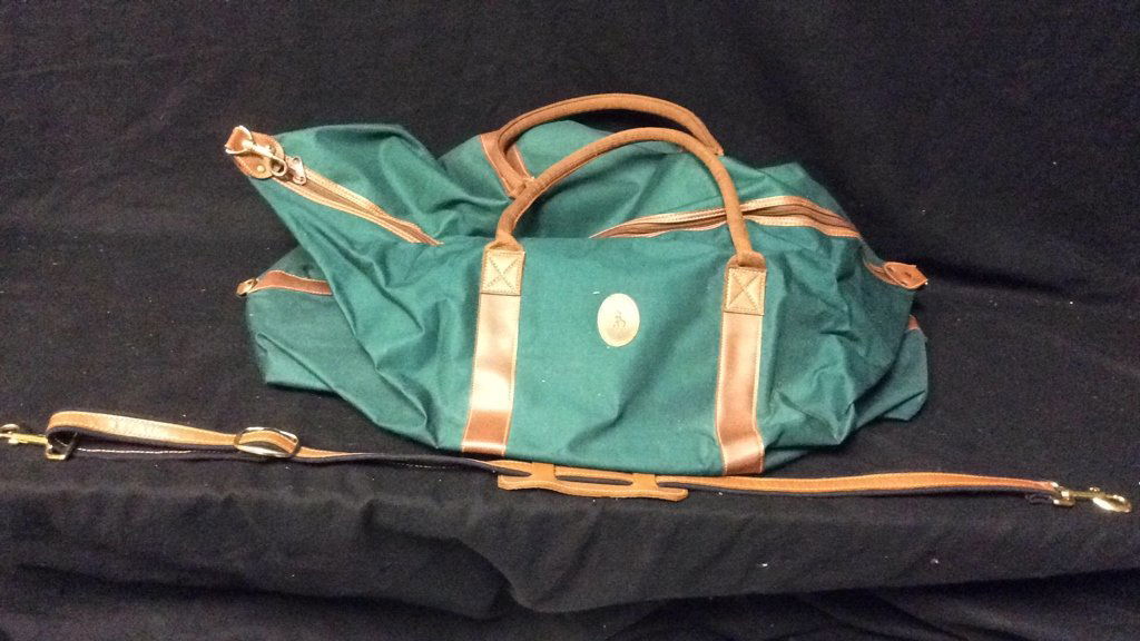 Vintage Green Polo Duffle Bag  w/ Strap (1 of 5)