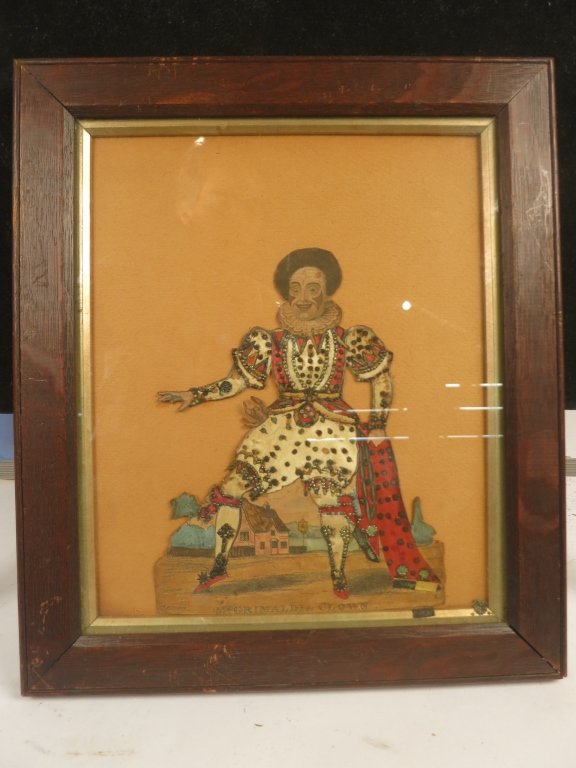 Antique Mixed Media Venetian Clown (1 of 5)