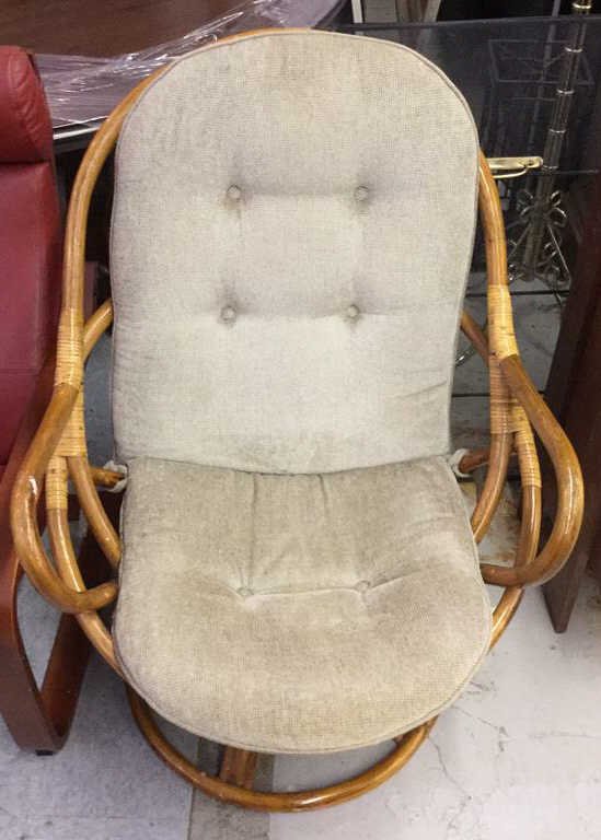 Vintage Bamboo Lounge Chair (1 of 6)