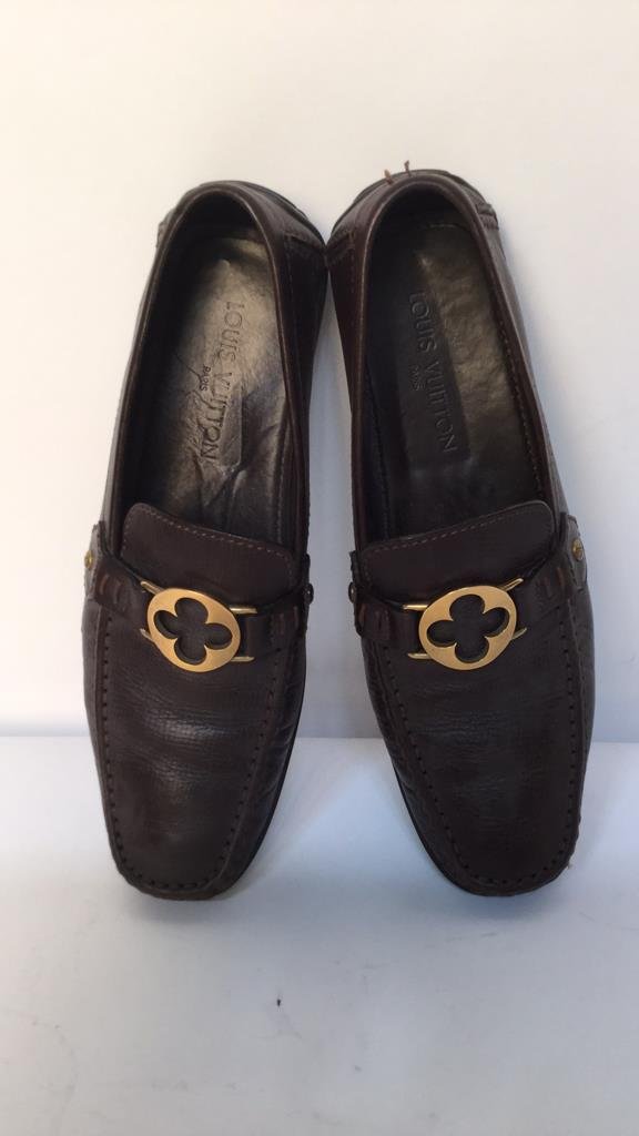Men's Louis Vuitton Size 9 1/2 Brown Shoes (1 of 8)