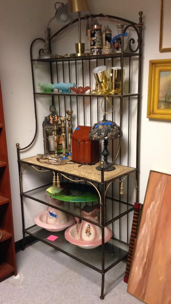 Rustic Style Iron & Glass Display (1 of 6)