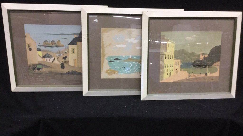 Jean Hugo Set of 3 Bay Side Prints (1 of 10)