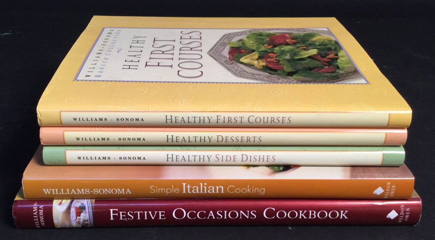 William-Sonoma 5 Cook Books Healthy (1 of 7)