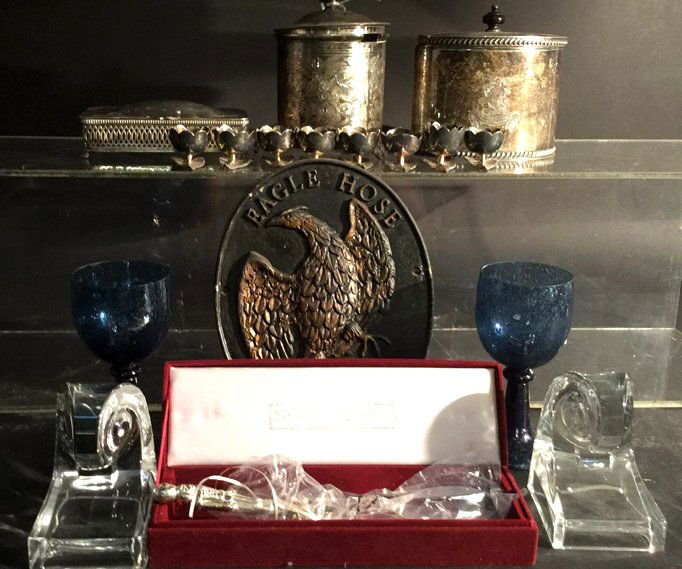 17 piece mixed group lot of silver, iron, glass (1 of 7)