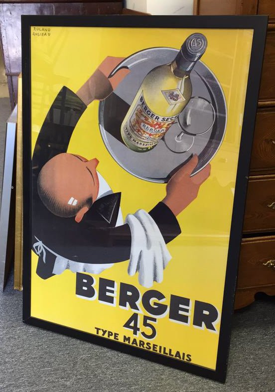 ROLAND ANSIEAU Berger 45 Framed Poster (1 of 5)