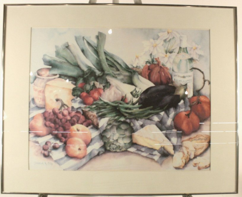 DEBRAH K. ELLIE Signed Still Life Water Color (1 of 4)