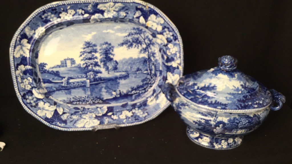 Lamptom Hall Durham Platter and Tureen (1 of 8)