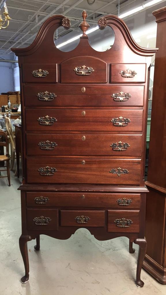 Federal Style Tall Chest of Drwers on Legs (1 of 7)