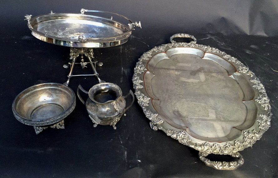 Group Lot Vintage Silver Plate (1 of 10)