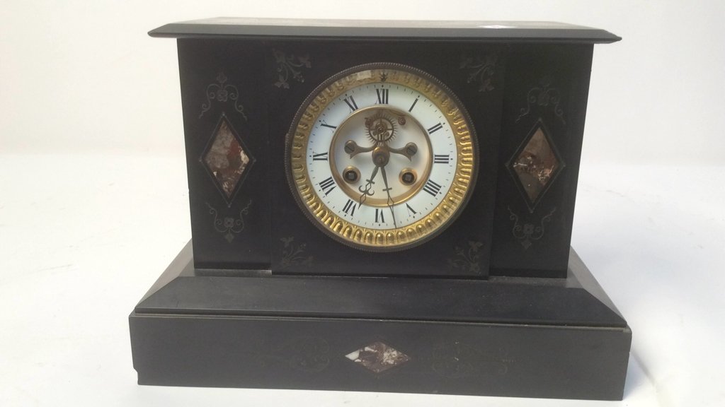 Vintage Black Mantle Clock (1 of 6)