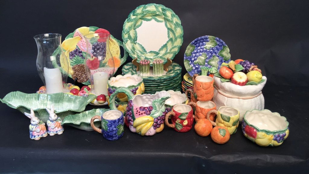 Large Collection of Fitz And Floyd Dishes (1 of 10)