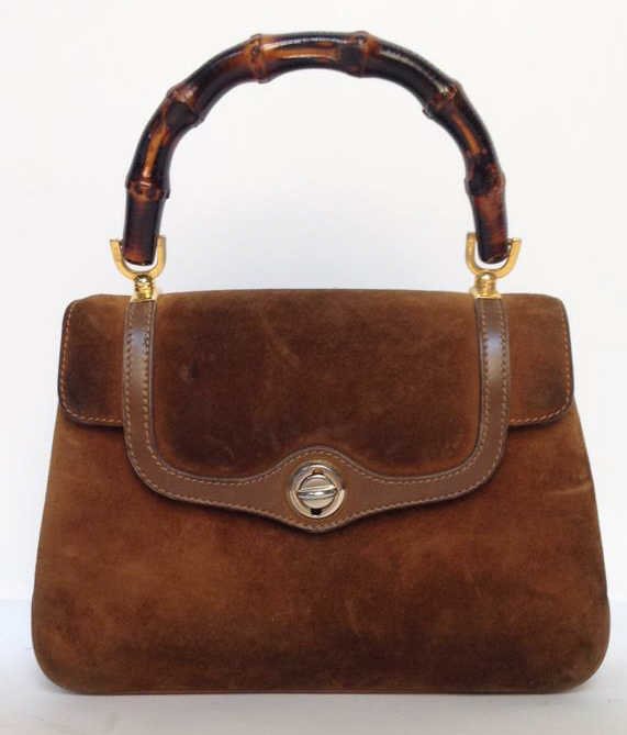 Vintage GUCCI Suede & Leather Purse (1 of 8)