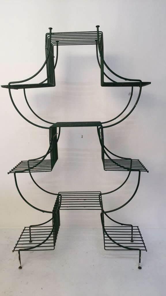 Antique Iron Plant Stand (1 of 5)