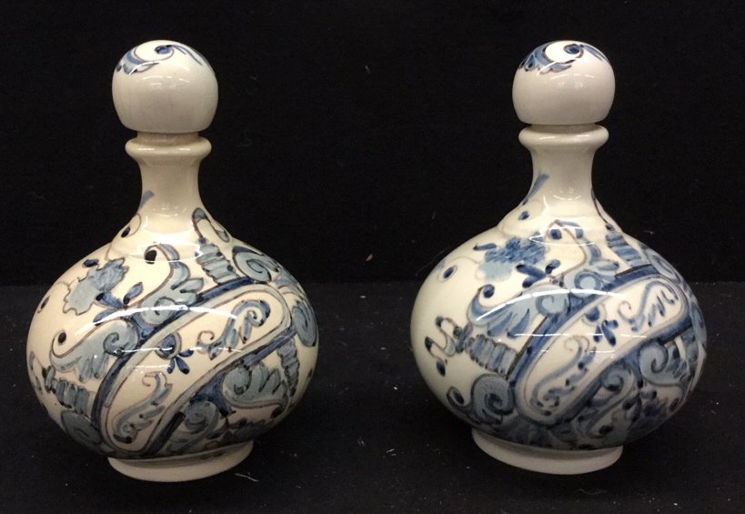Pair Calhavinho Ceramic Portuguese Jars (1 of 6)