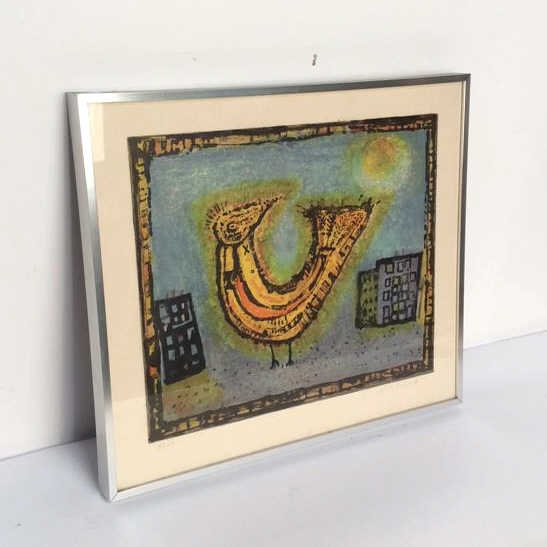 Metal Framed Authentic Judith Bledsoe Lithograph (1 of 7)