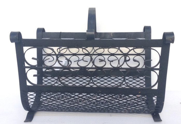 Vintage Iron Log Holder (1 of 5)