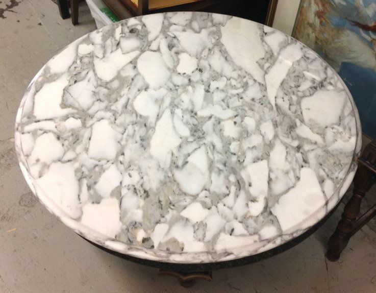 White Marble Top Coffee Table (1 of 9)
