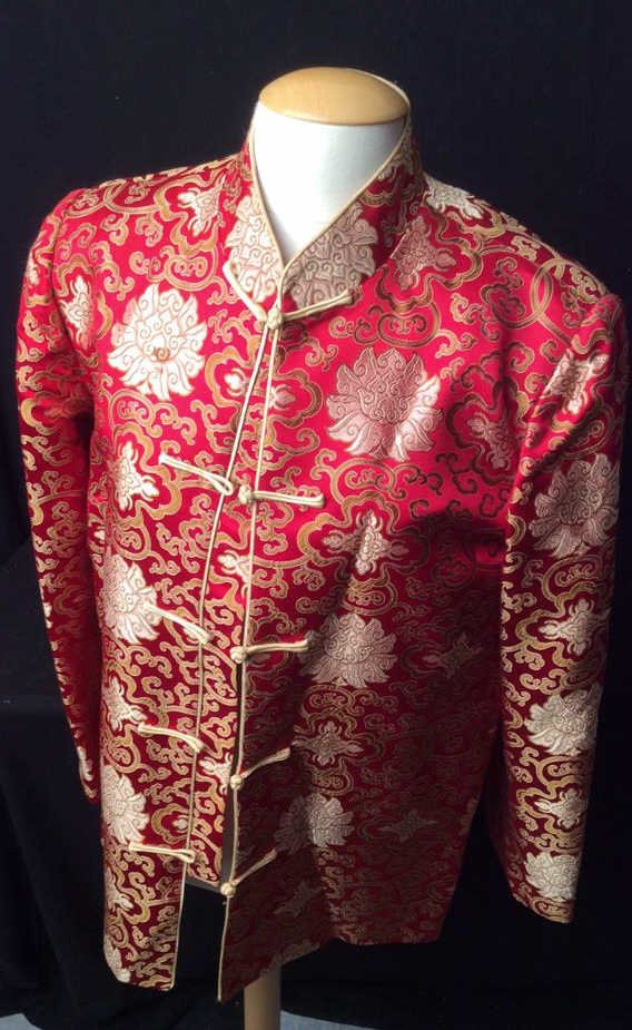 Decorative Red Asian Style Jacket (1 of 4)