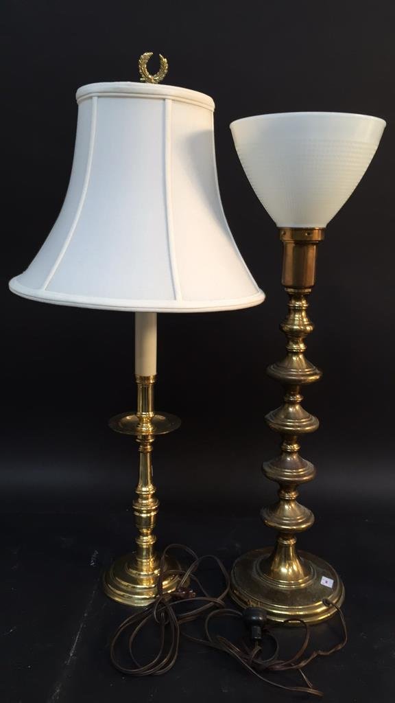Group Lot Brass Table Lamps (1 of 5)