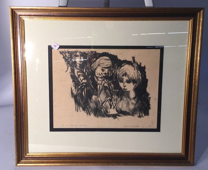 Signed Numbered Dated Gold Frame Art (1 of 6)