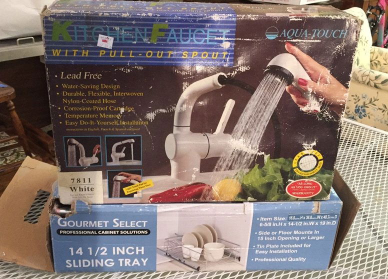 Unopened Sliding Tray & AQUA TOUCH Faucet (1 of 4)