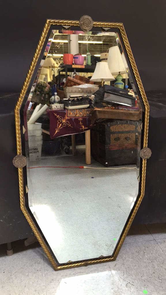 Bronze Framed Wall Mirror (1 of 7)